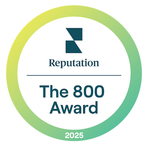 The 800 Club Award Logo 2025